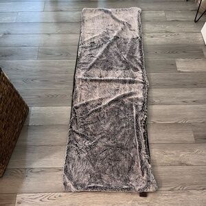 UGG "Dawson" Chocolate Brown Body Pillow Plush Cover 20 x 54 inches - So Soft!!